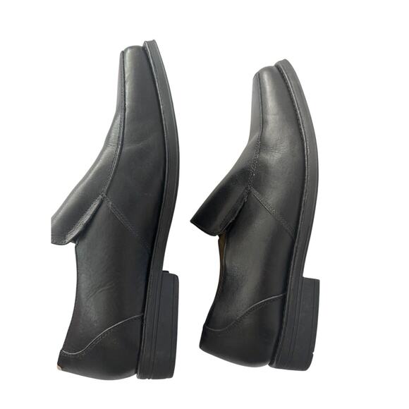 De La Rentis Men's Black Leather Loafers Size 9M Brazil Slip On Excellent #DR - Picture 8 of 10